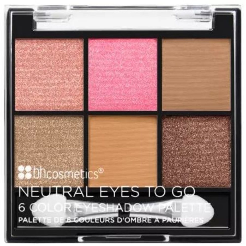 🌸3/$15🌸 Bh Cosmetics Neutral Eyes To Go - 6 Color Eyeshadow Palette